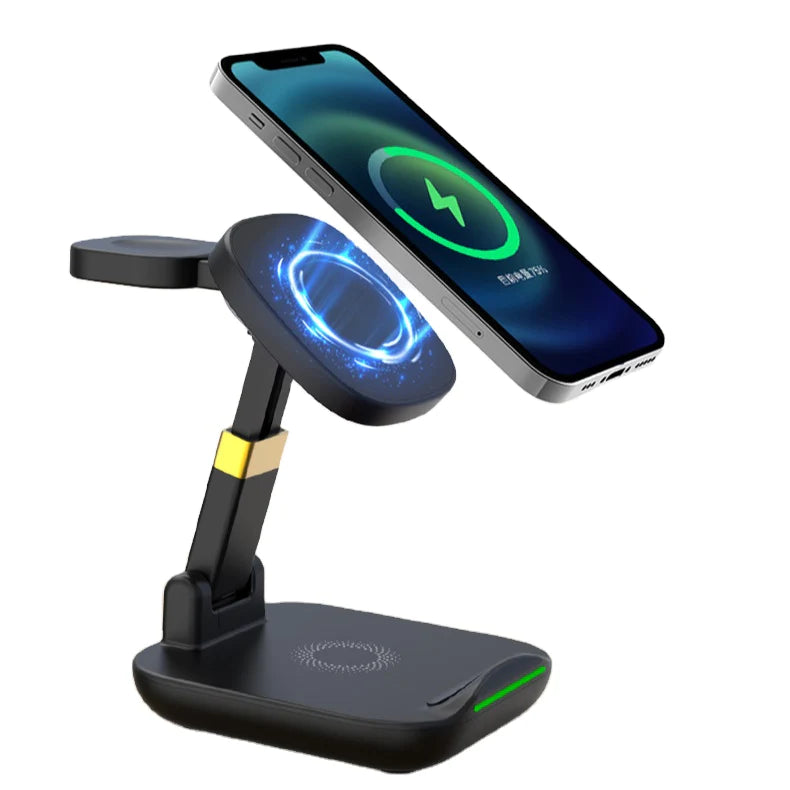Green Lion 3 in 1 Foldable Wireless Charger Green Lion 3 in 1 Foldable Wireless Charger